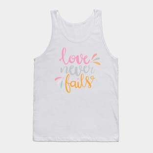 Love Never Fails Tank Top